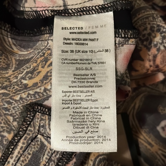 NWT Selected Femme pant - Picture 12 of 14